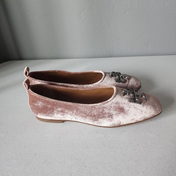 Tory Burch Velvet Ballet Flats "EUC" - Picture 6 of 16